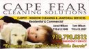 capet cleaning - Cape Fear Cleaning Solutions - abc, asg