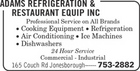 restaurant - Adams Refrigeration & Restaurant Equipment - Jonesborough, TN