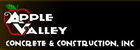 Concrete contractor Menasha - Apple Valley Concrete & Construction, Inc. - Appleton,, Wisconsin