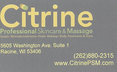massages - Citrine Professional Skincare and Massage - Racine, WI