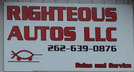 Racine auto repair - Righteous Autos Sales and Service - Caledonia, WI