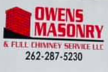 chimney service - Owens Masonry & Chimney Service - Kenosha, WI