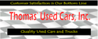 used cars - Thomas Used Cars, Inc. - Wilson, NC