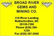 Broad River Gems & Mining Company - Rutherfordton, NC