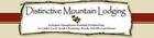 lodging - Distinctive Mountain Lodging - Lake Lure, North Carolina