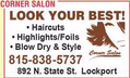 Lockport haircut - Corner Salon  - Lockport, IL