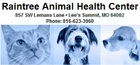 Pet Care - Raintree Animal Health Center - Lee's Summit, MO