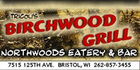 Restaurants - Birchwood Grill, Northwoods Eatery & Bar - Kenosha, WI