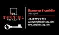 property selling - Shannyn Franklin Sensibl Realty - Kenosha, WI