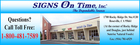 Signs On Time, Inc. - Roseville, CA