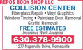 Painting - Repos Body Shop - Romeoville, IL