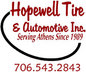 Hopewell Tire and Automotive - Athens, Ga
