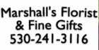 Marshall's Florist & Fine Gifts - Redding, CA