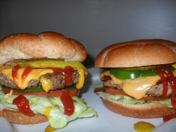 hamburgers, lunch menu